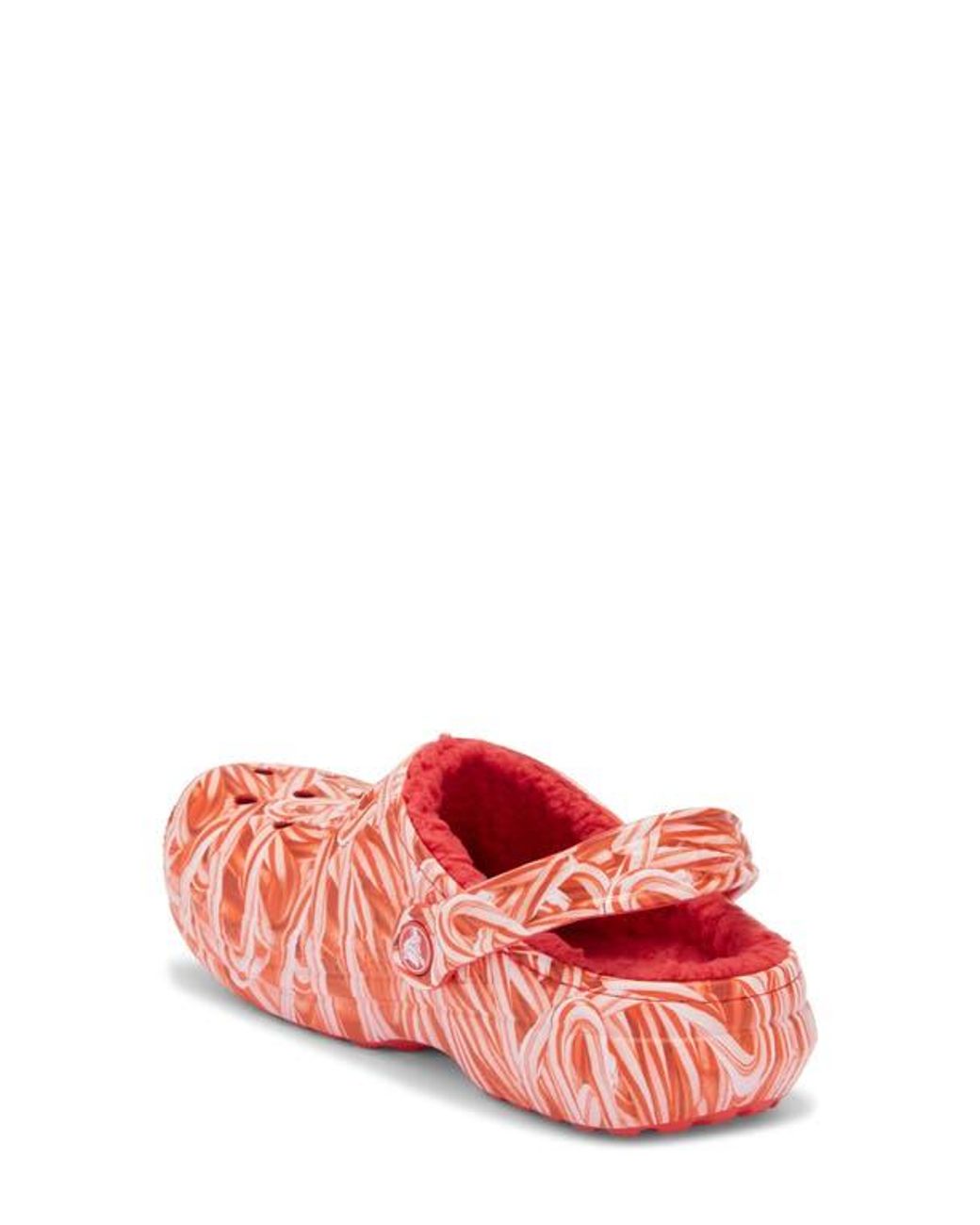 CROCSTM Pink Classic Lined Candy Cane Clog