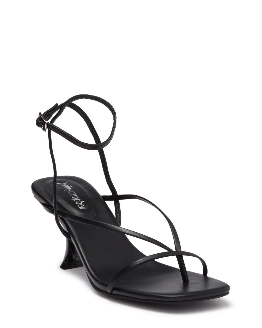 Jeffrey Campbell Leeda Ankle Strap Sandal In Black At Nordstrom Rack - Lyst