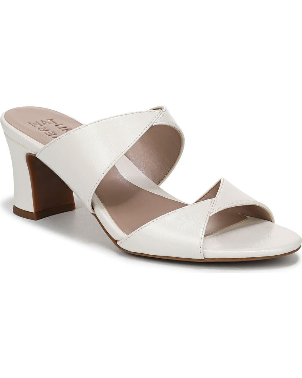 Naturalizer White Nessa Slide Sandal