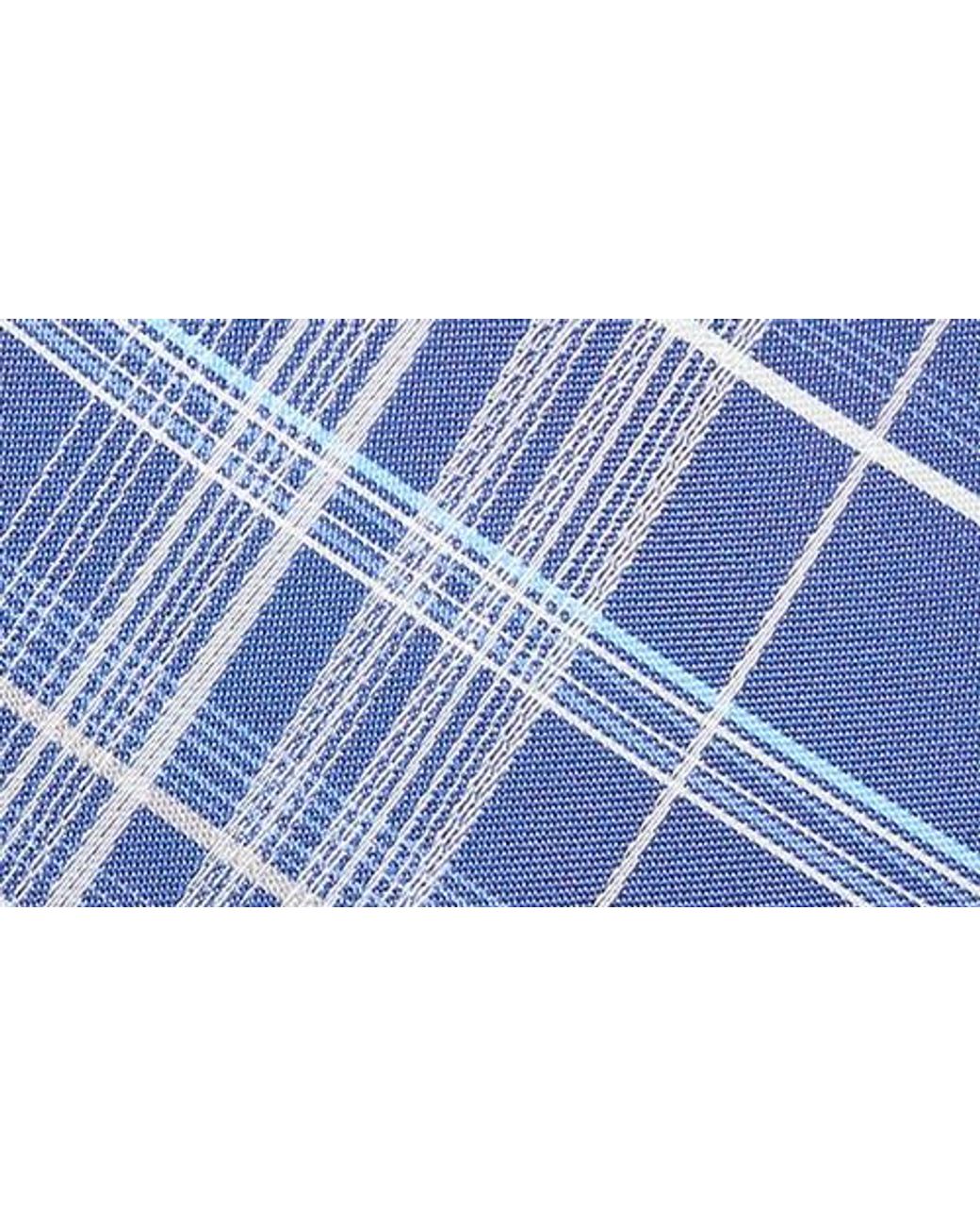 Calvin Klein Blue Walker Plaid Tie for men