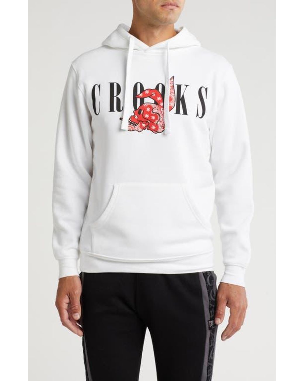 Crooks and Castles Paisley Bunny Hoodie in White for Men Lyst
