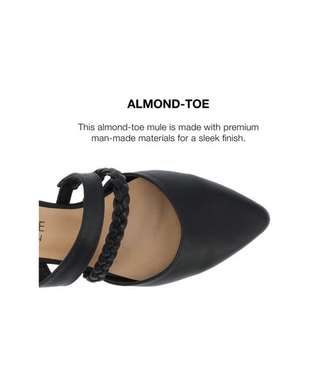 Journee Collection Black Olivea Mule