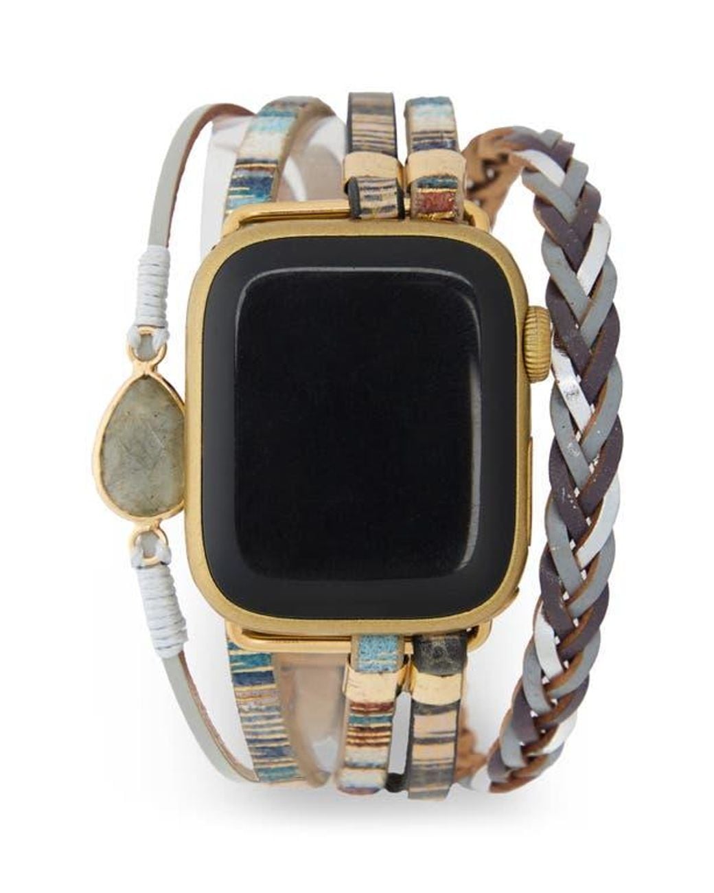 Saachi Black Apple Watch Watchband for men