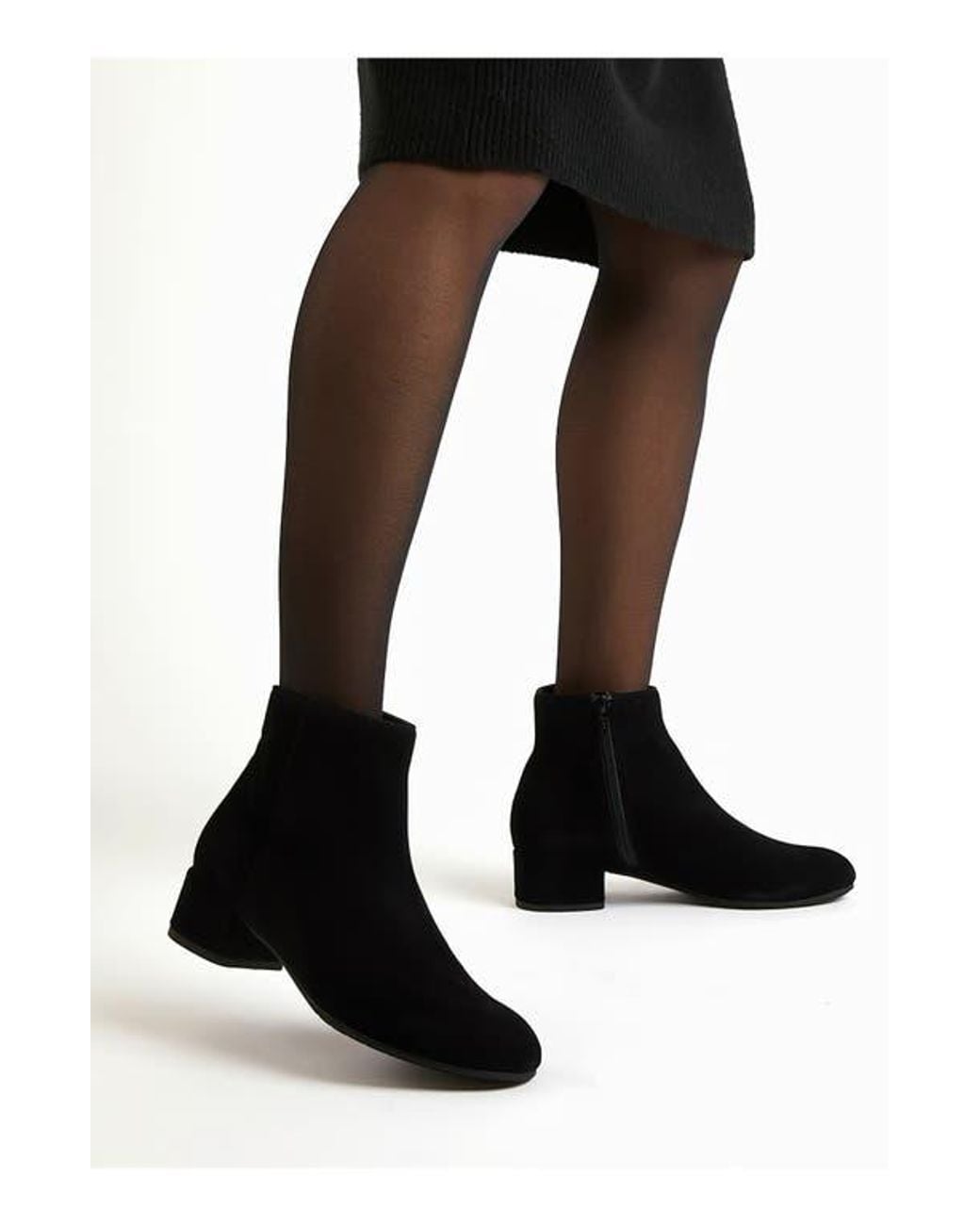 Dune Black Pippie Bootie