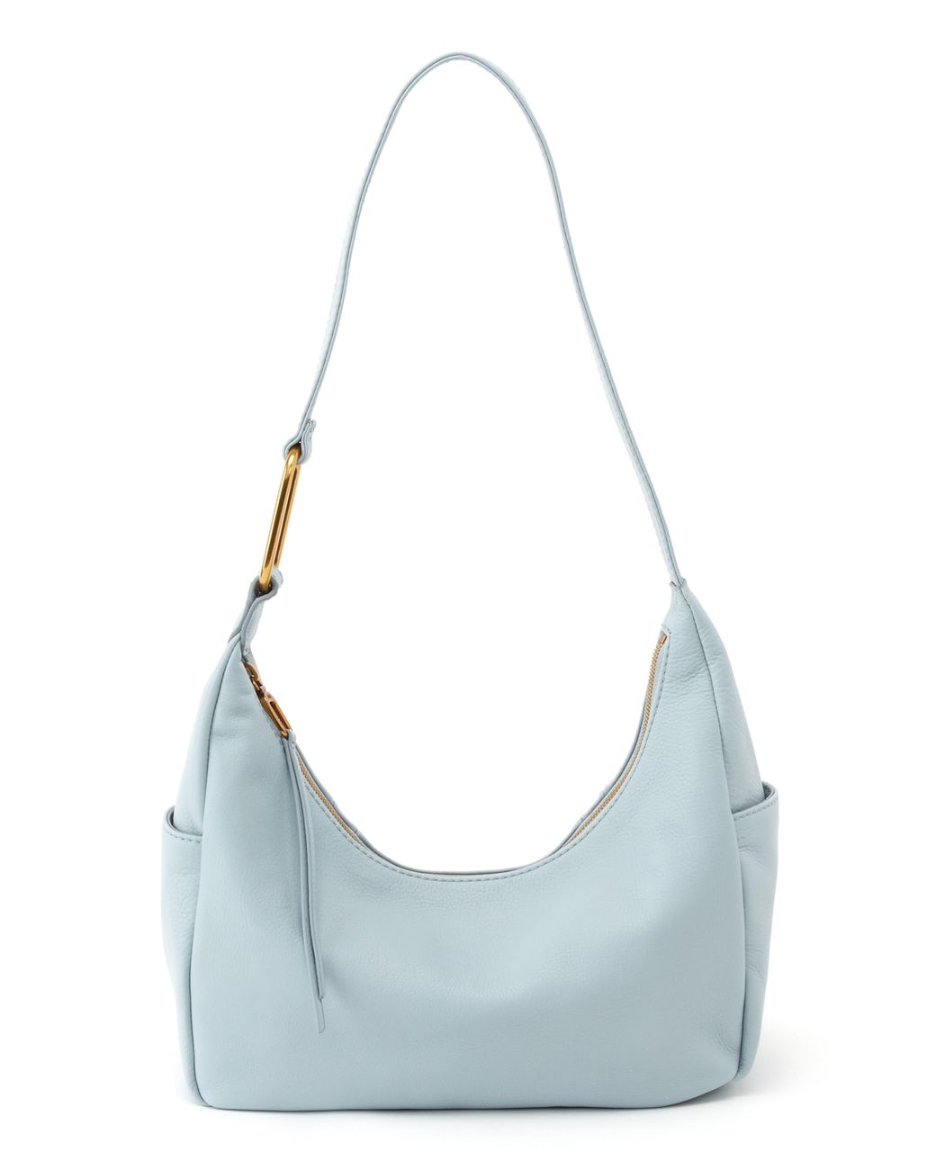 Hobo International Fielder Leather Shoulder Bag In Pale Blue At