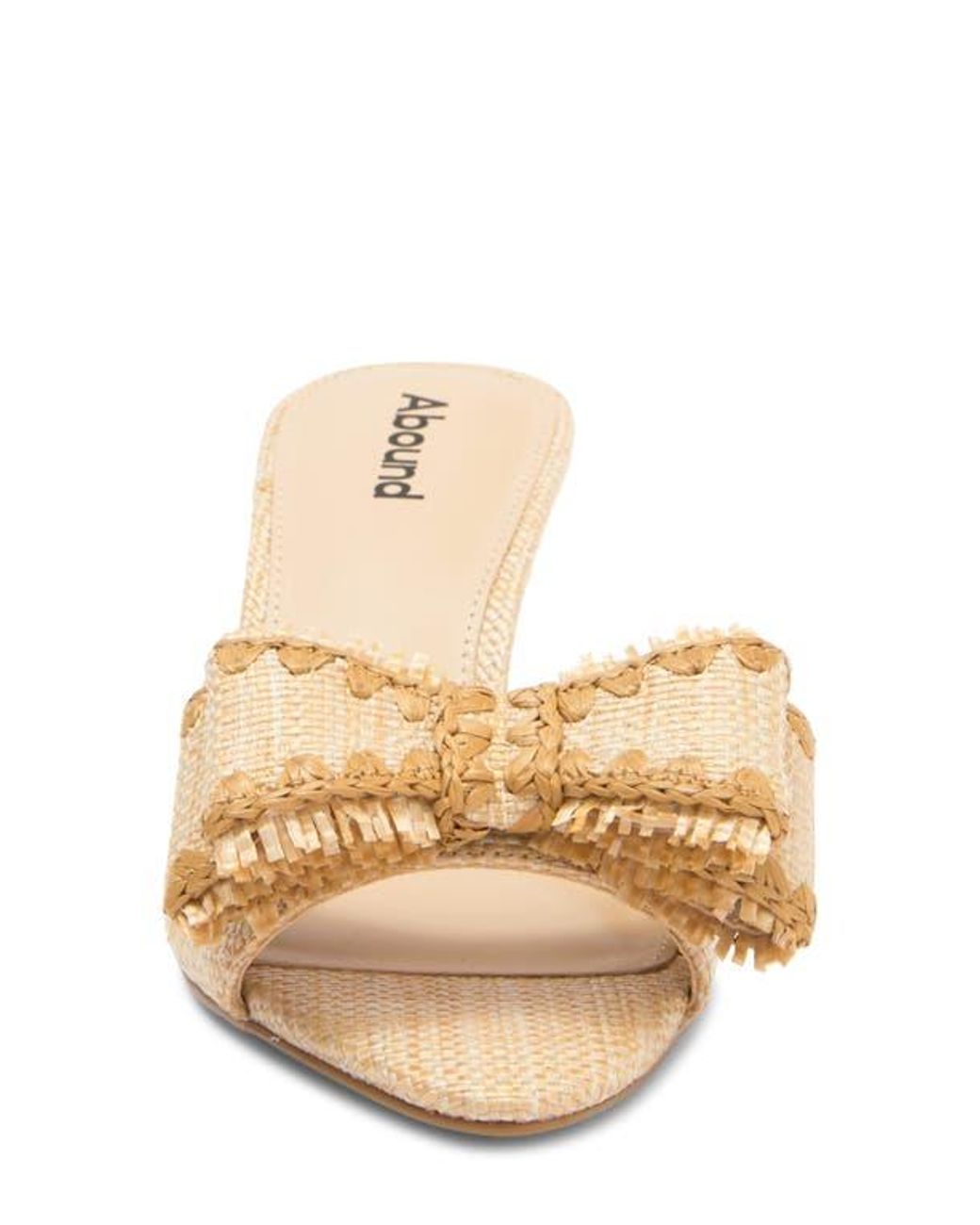 Abound Natural Janice Raffia Bow Sandal