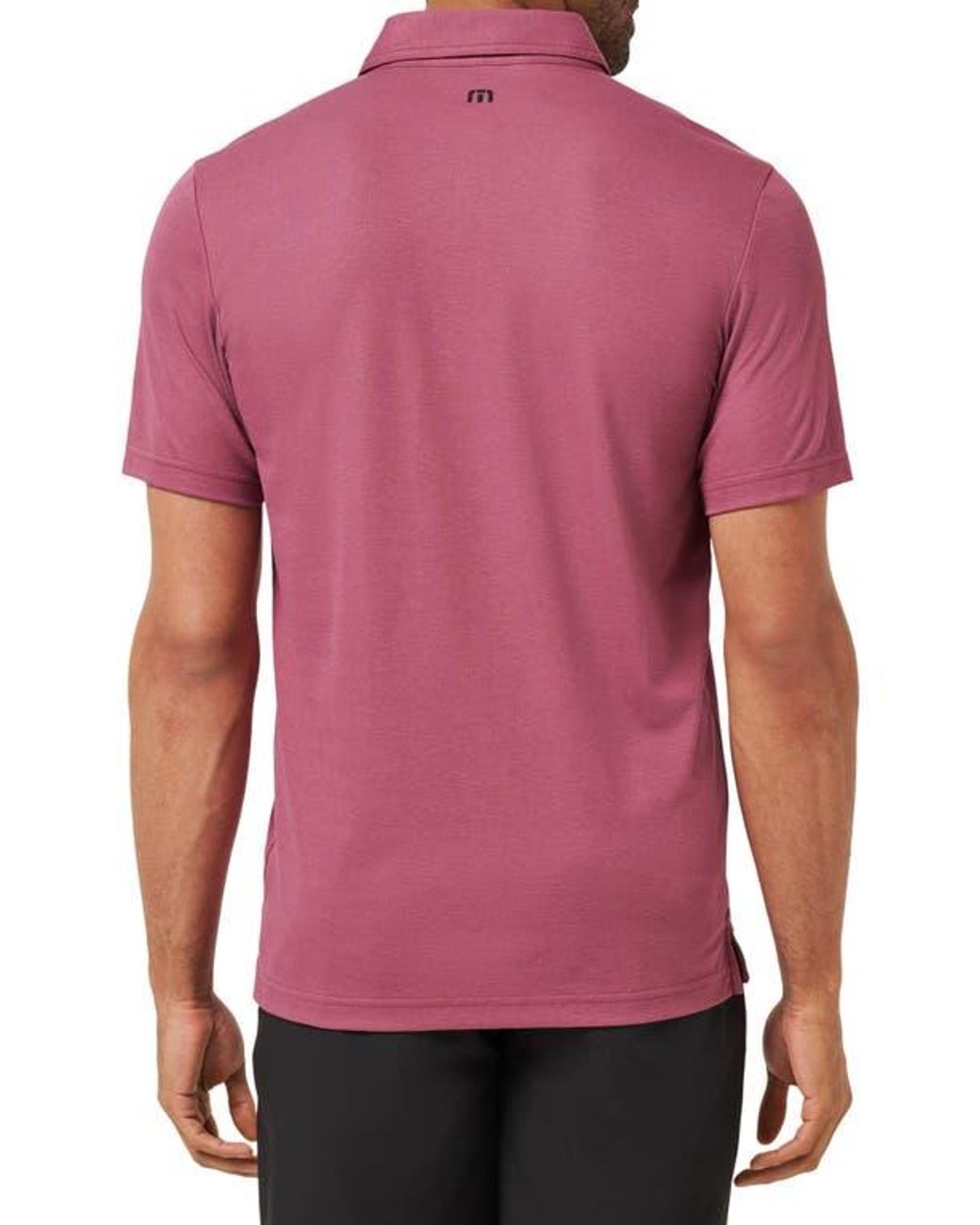 Travis Mathew Pink Bungee Jump Polo for men