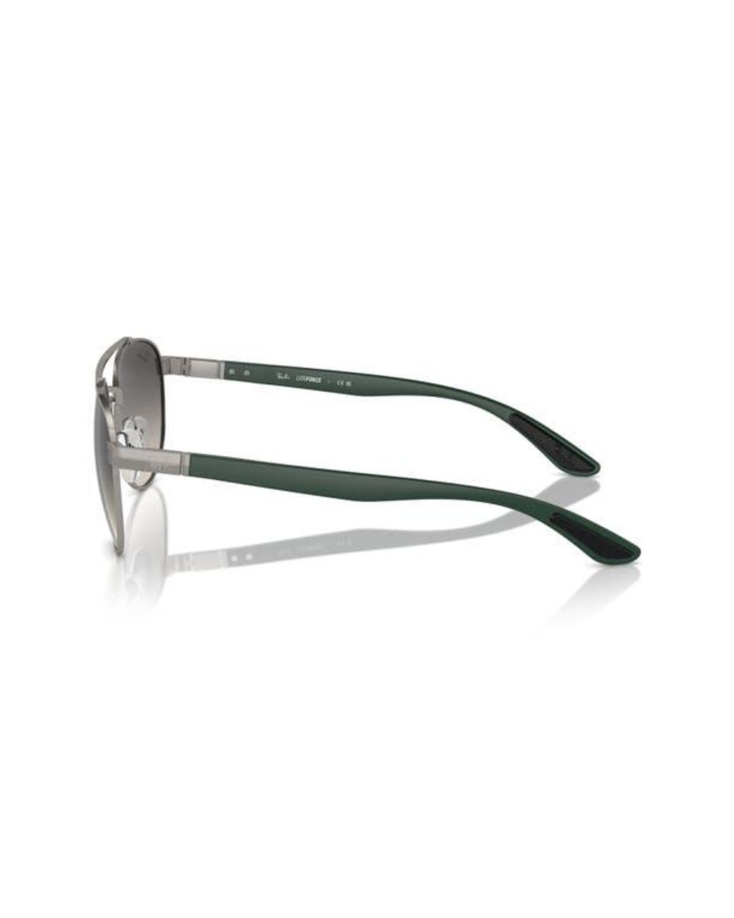 Ray-Ban Gray 56Mm Gradient Irregular Sunglasses for men