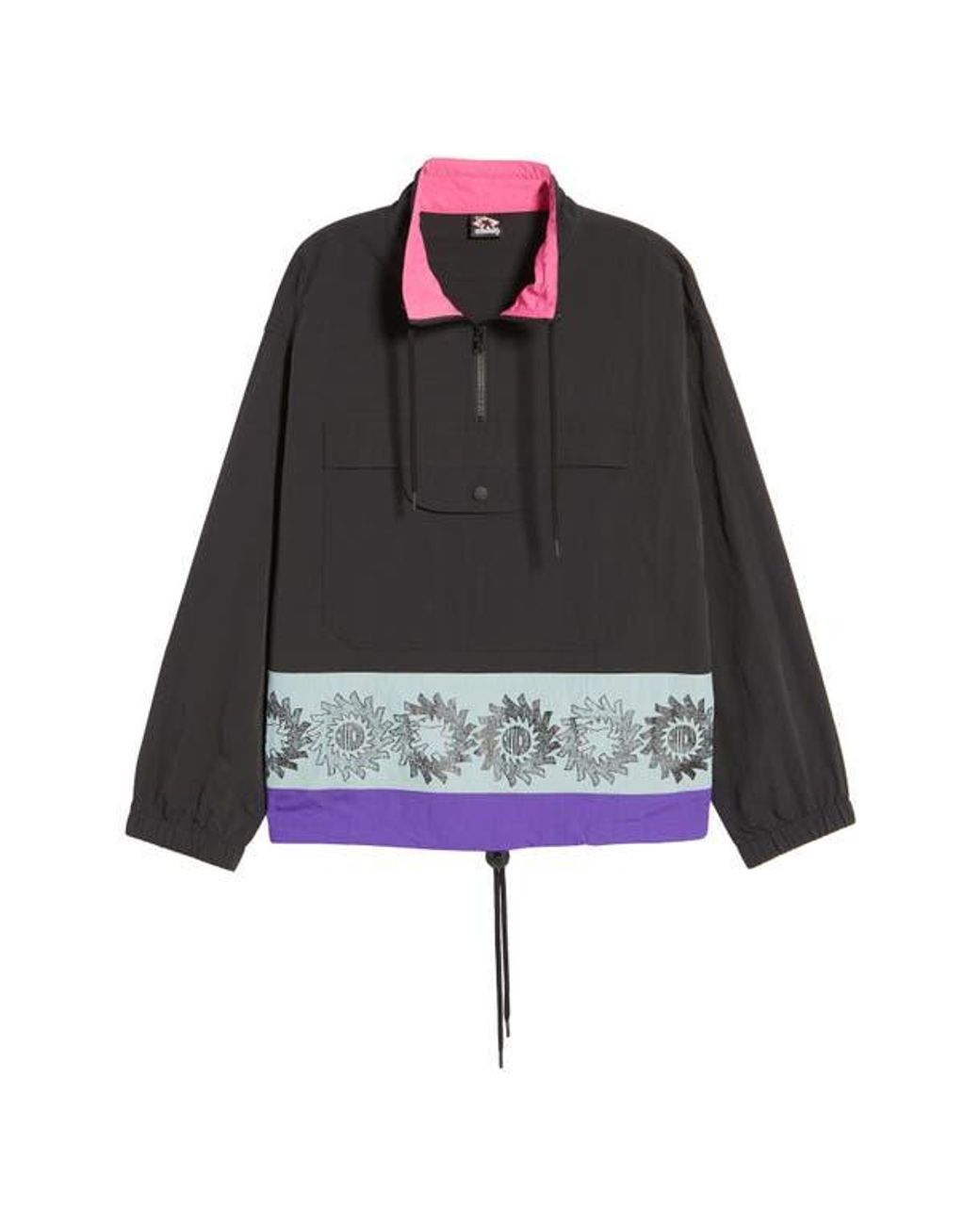 Gotcha Black Curl Anorak for men