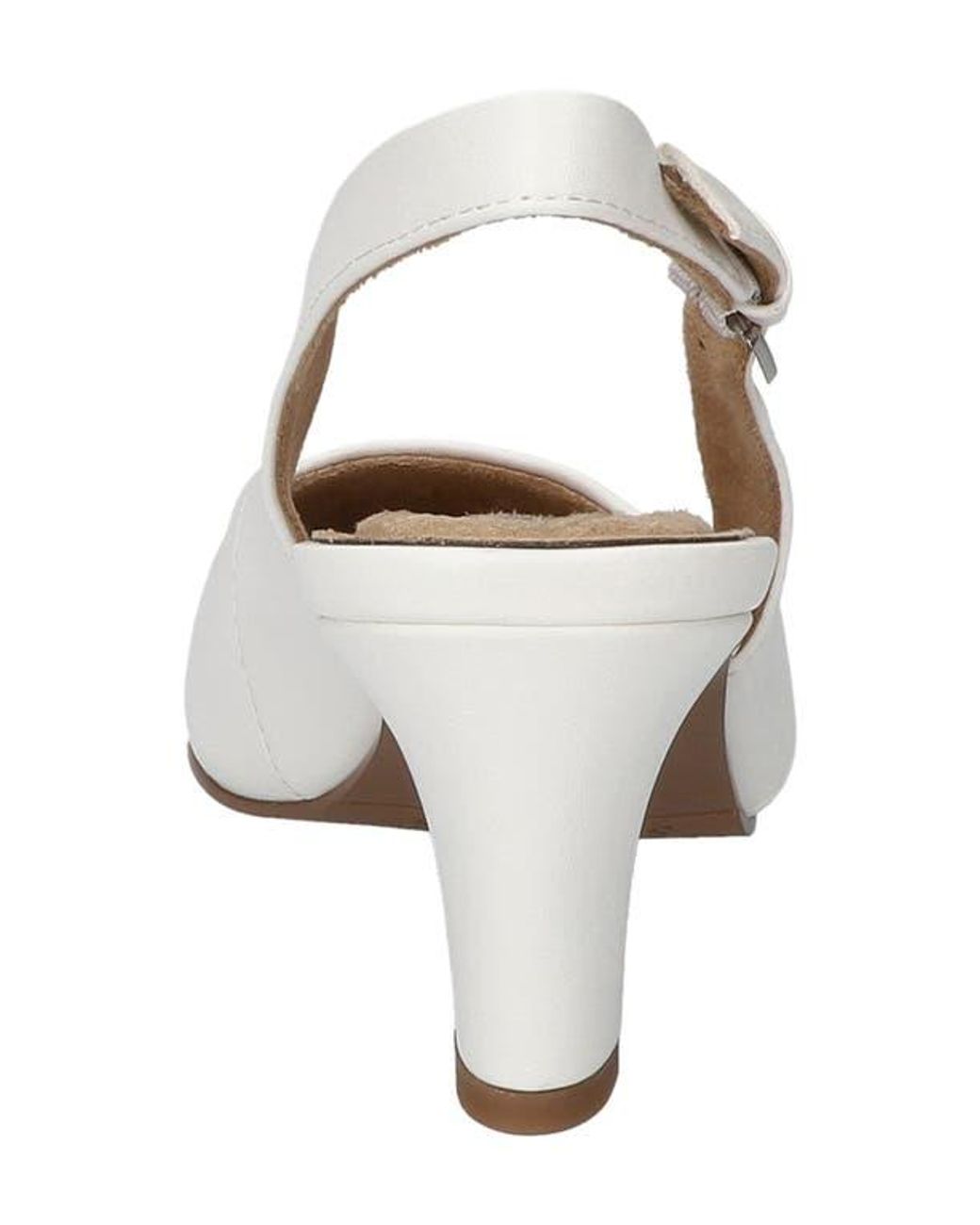 Easy Street White Ritsa Slingback Pump