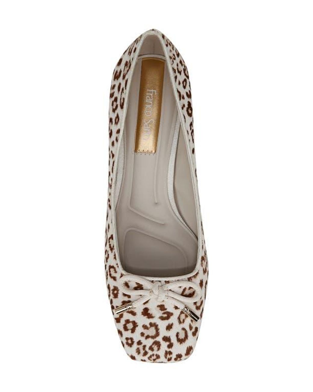 Franco Sarto White Natalia Square Toe Pump