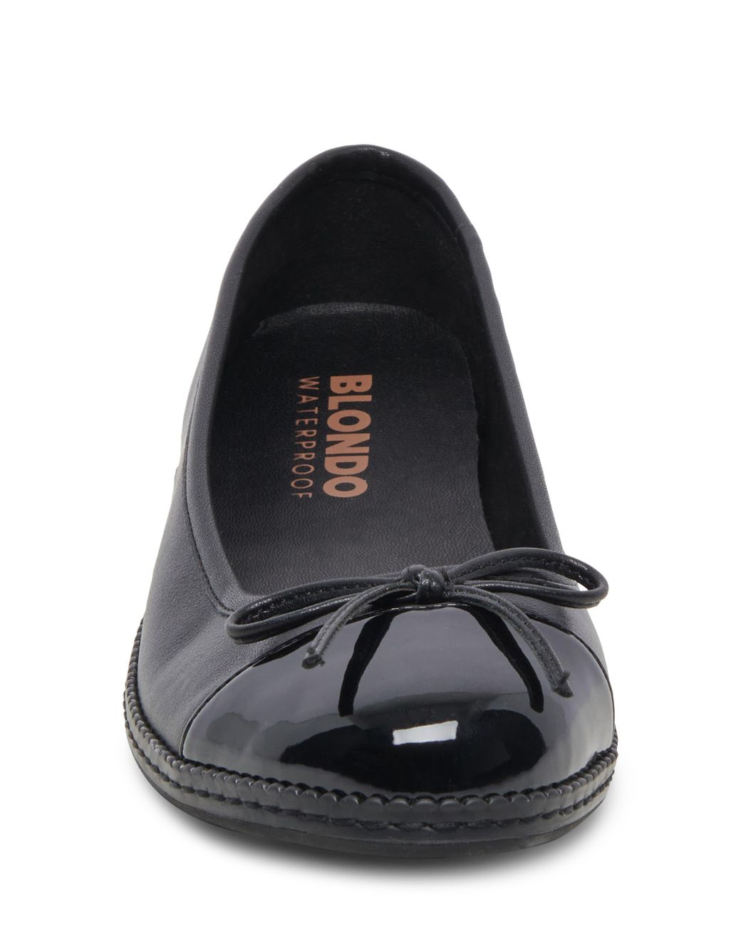Blondo Eve Waterproof Patent Ballet Flat in Black Lyst