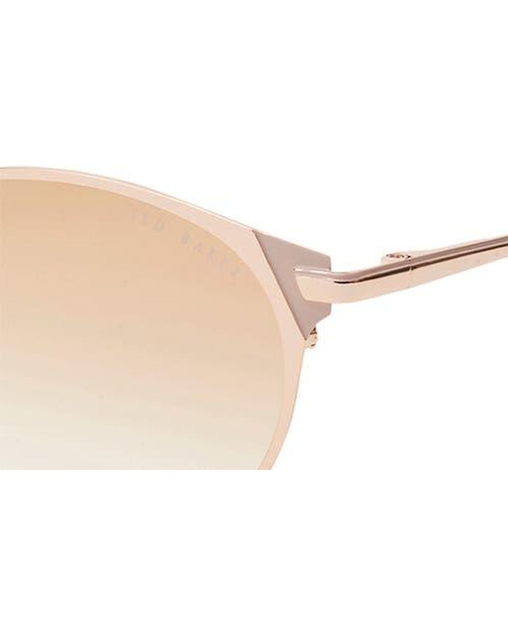 Ted Baker Metallic 53Mm Round Sunglasses
