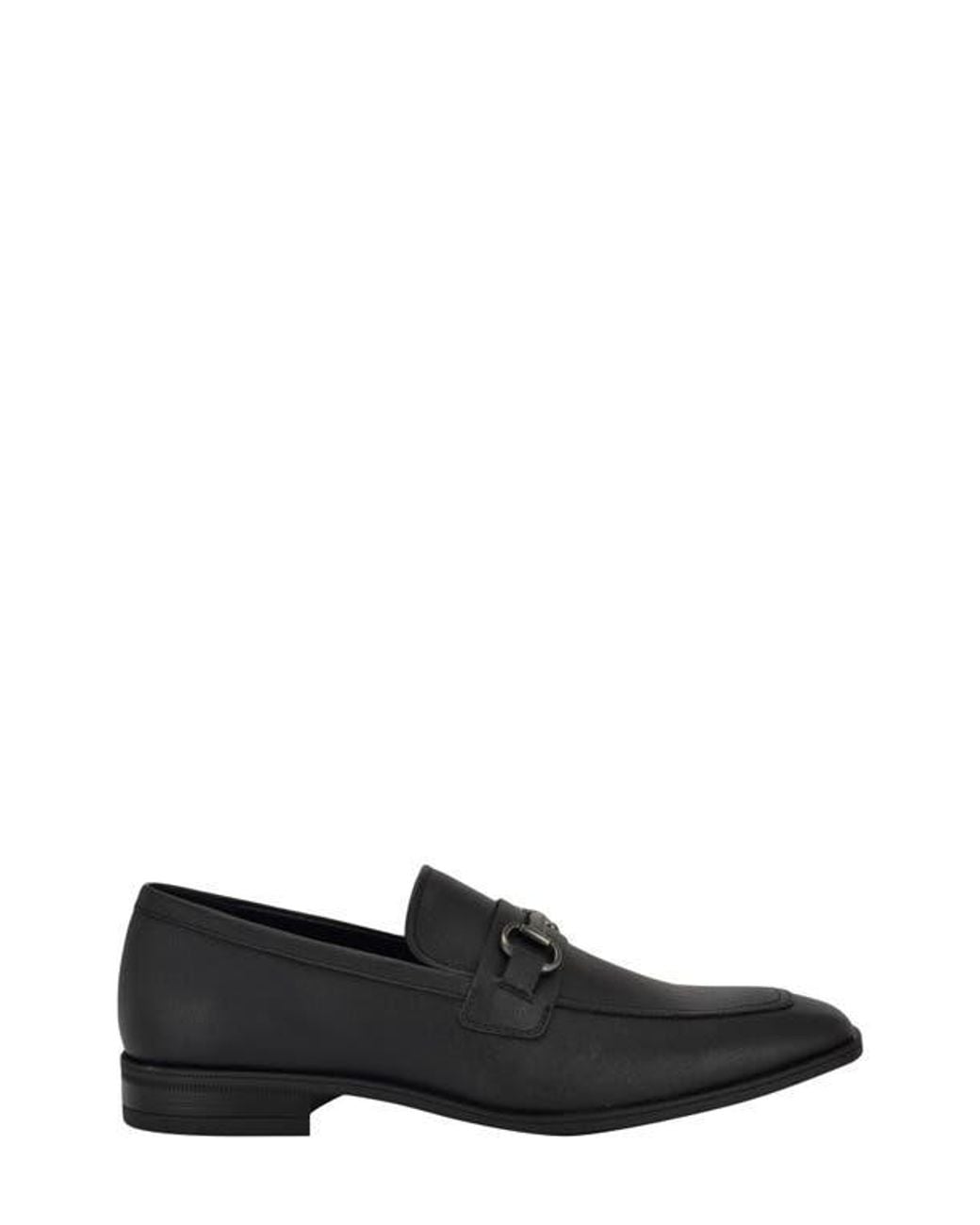 Calvin Klein Manik Buckle Saffiano Loafer in Black for Men 