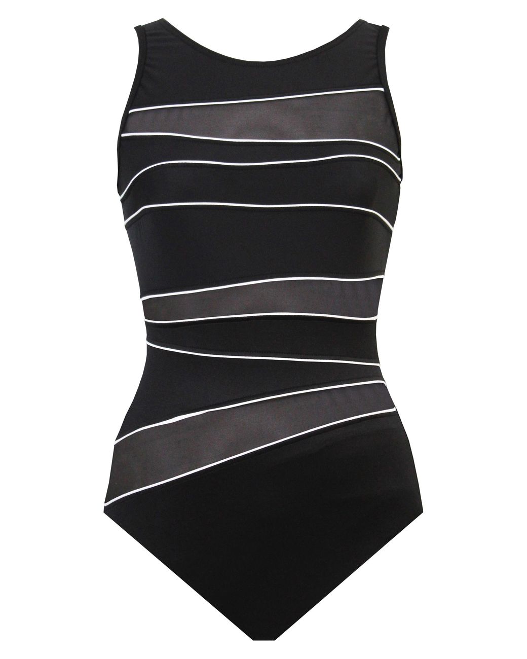 Miraclesuit Prismatix Somerset Onepiece Swimsuit In Black/white At