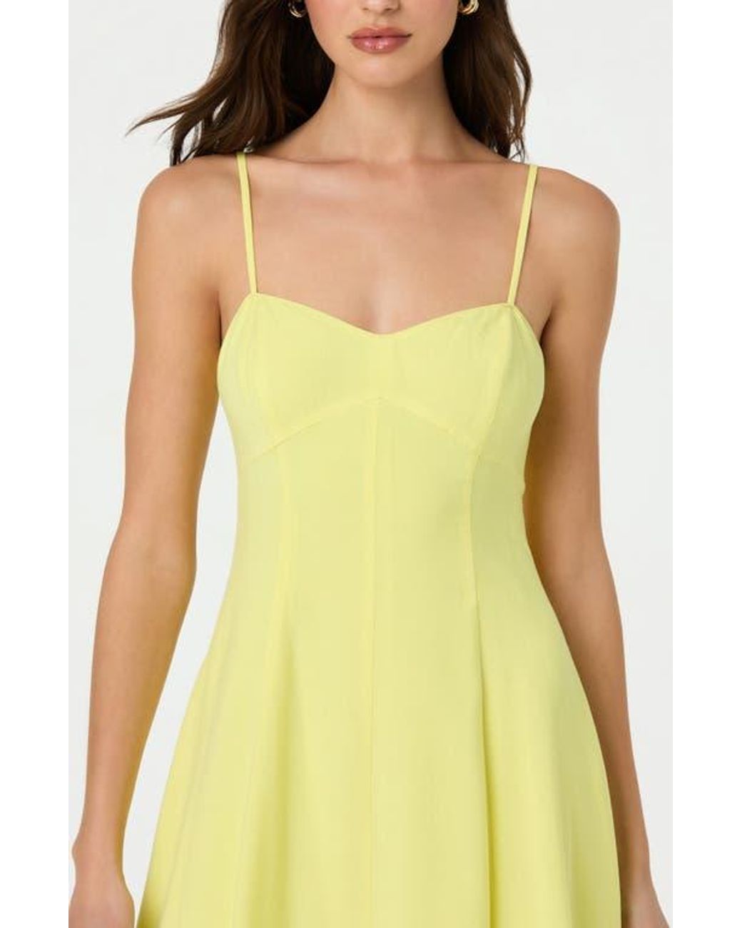 everlane stretch linen dress The Flutter-Sleeve Dress in Stretch Linen main image 1