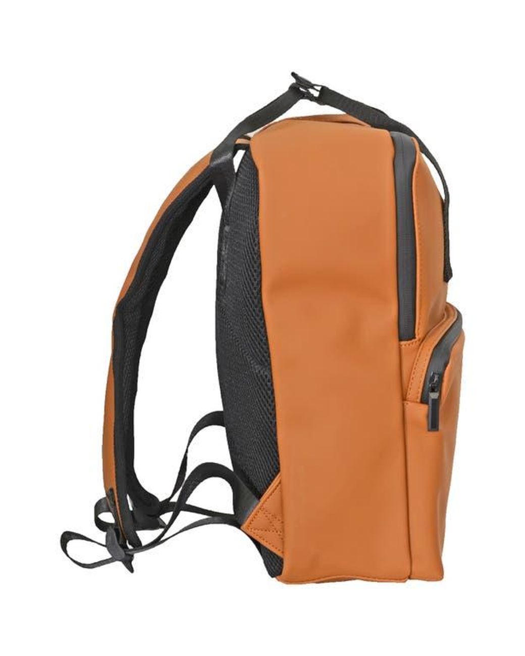 Duchamp Orange Rubberized Computer Backpack for men