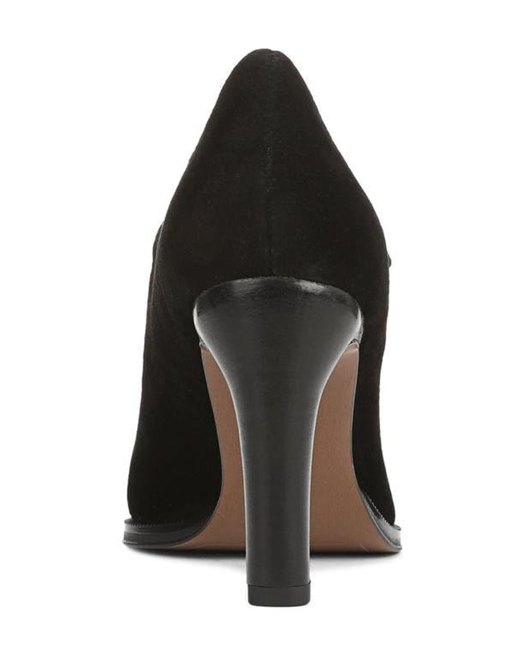 Sarto Black Atley T-Strap Pointed Toe Pump