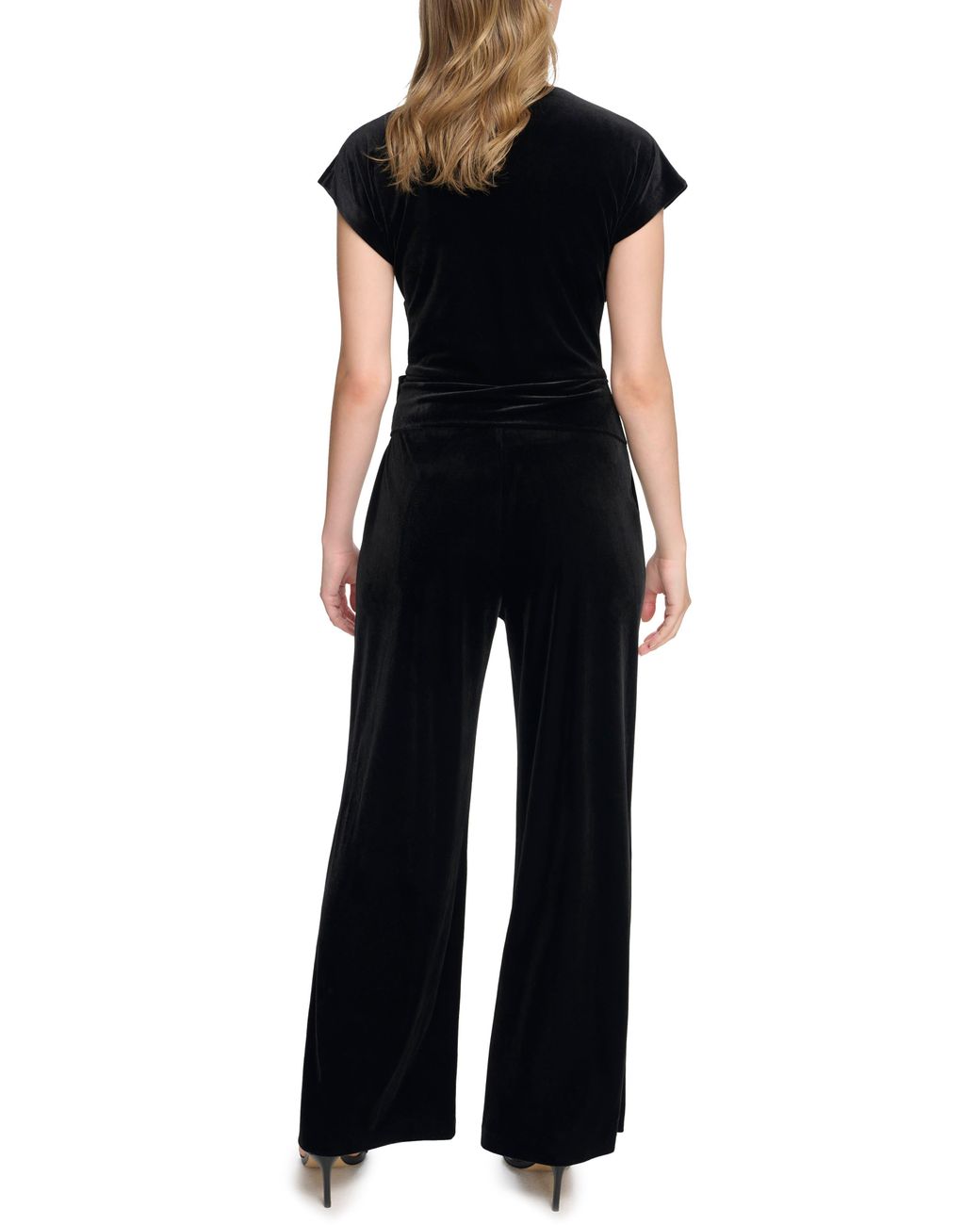 Calvin klein sales black velvet pants