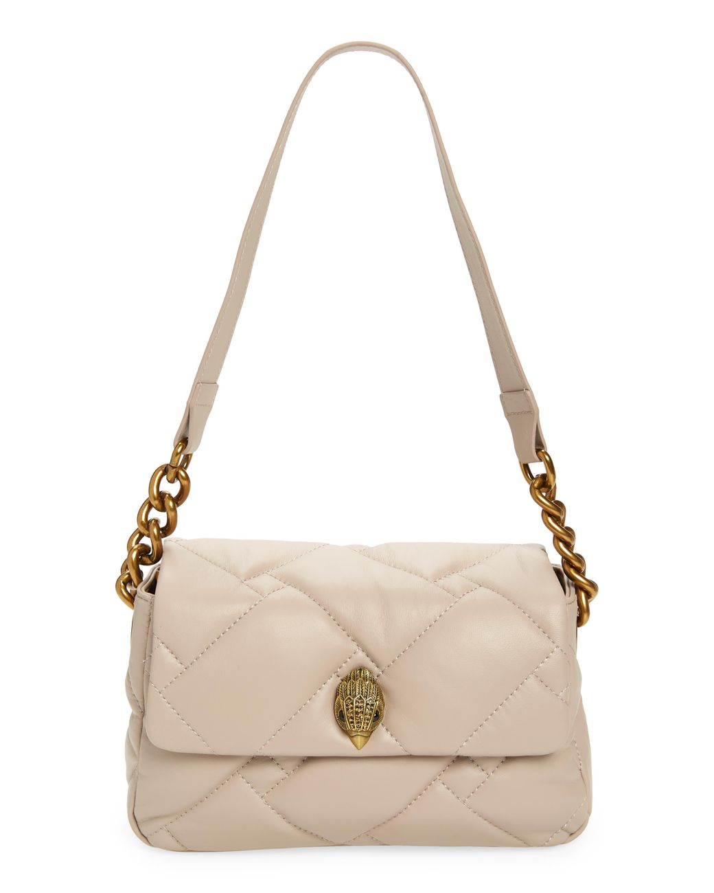 Kurt Geiger Medium Kensington Soft Quilted Leather Shoulder Bag In