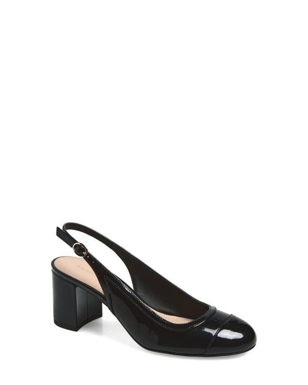 Stuart Weitzman Black Celina 60 Slingback Pump