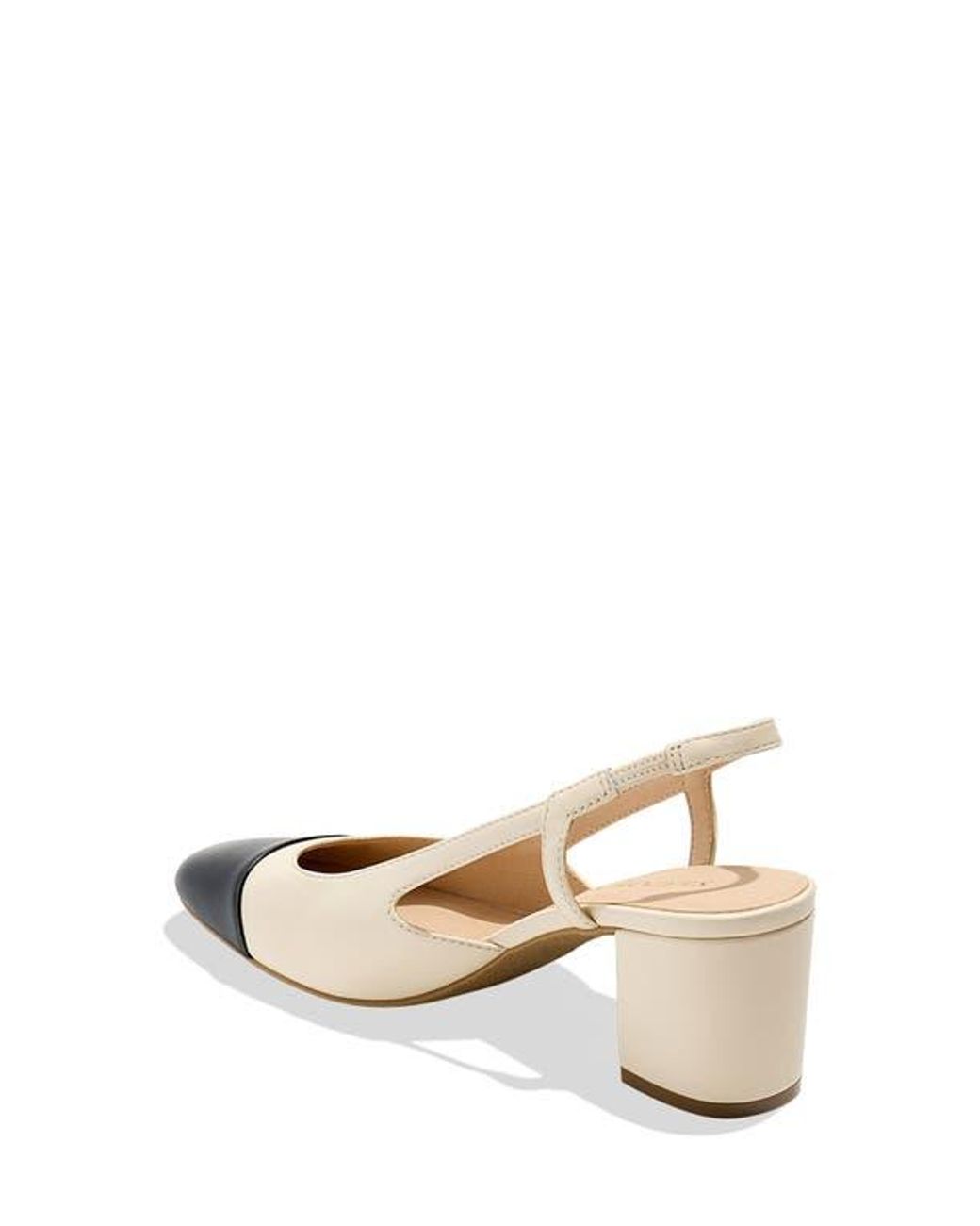 Jack Rogers Natural Summer Cap Toe Slingback Sandal