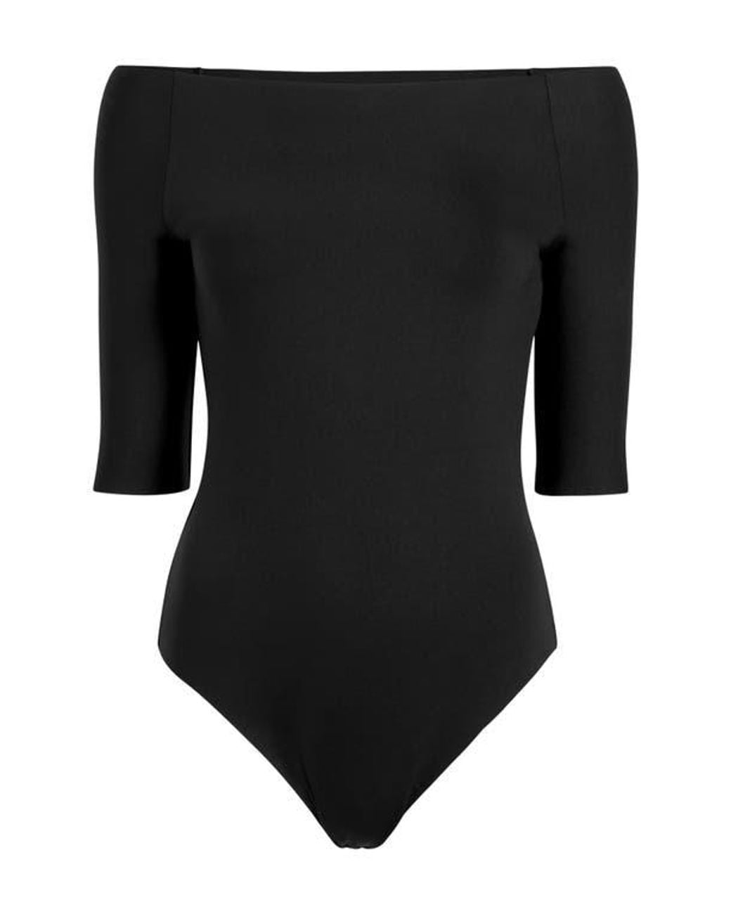 Commando Neoprene Boatneck Bodysuit in Black | Lyst