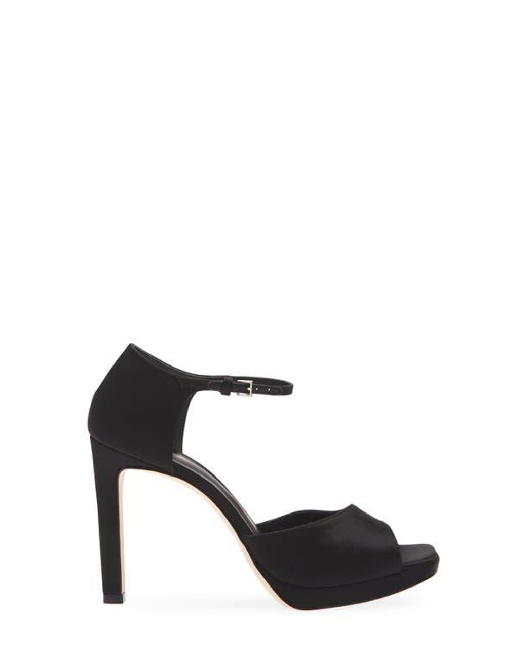 Reformation Black Gloria Platform Sandal