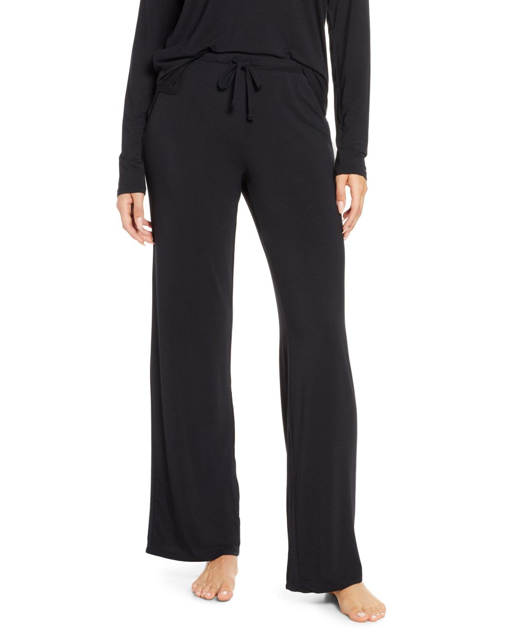 Nordstrom Moonlight Pajama Pants In Black At Rack Lyst