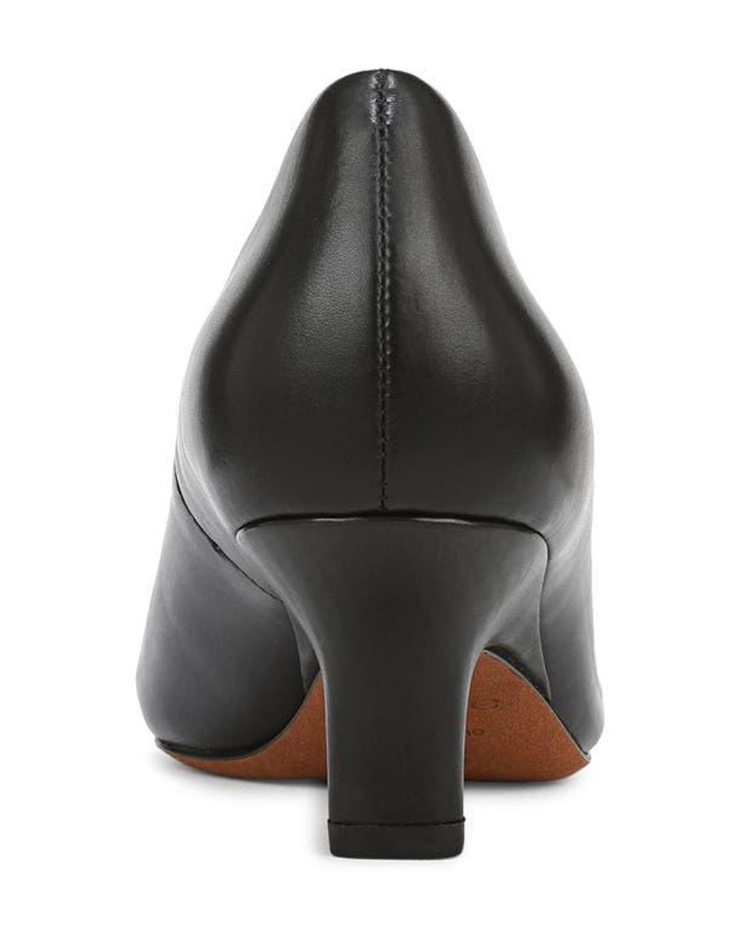 Vince Black Livia Pointed Toe Pump