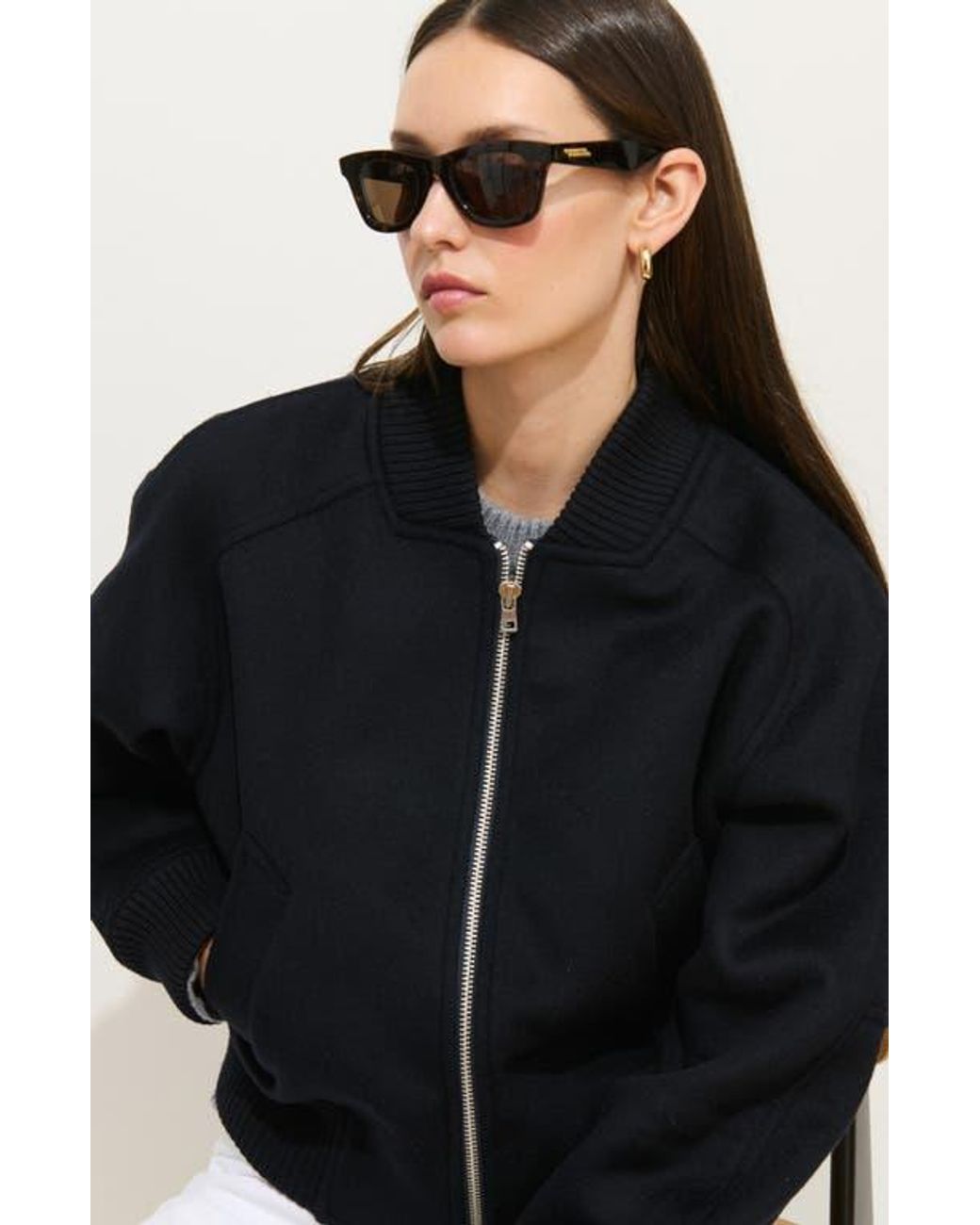 Alex Mill Black Bowery Street Wool Jacket