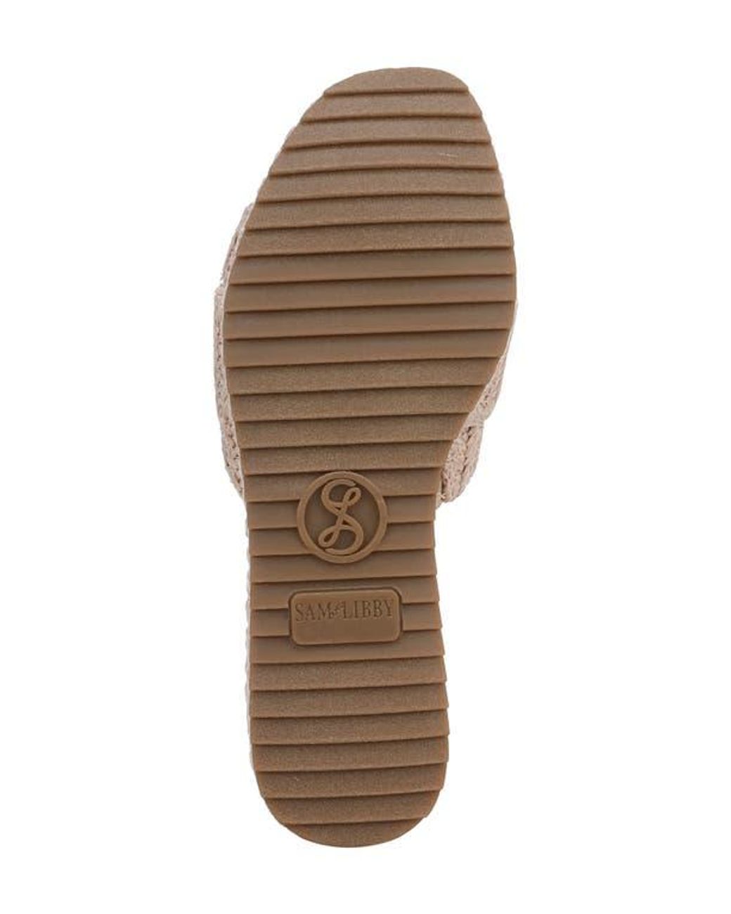 Sam & Libby Pink Crysta Platform Slide Sandal