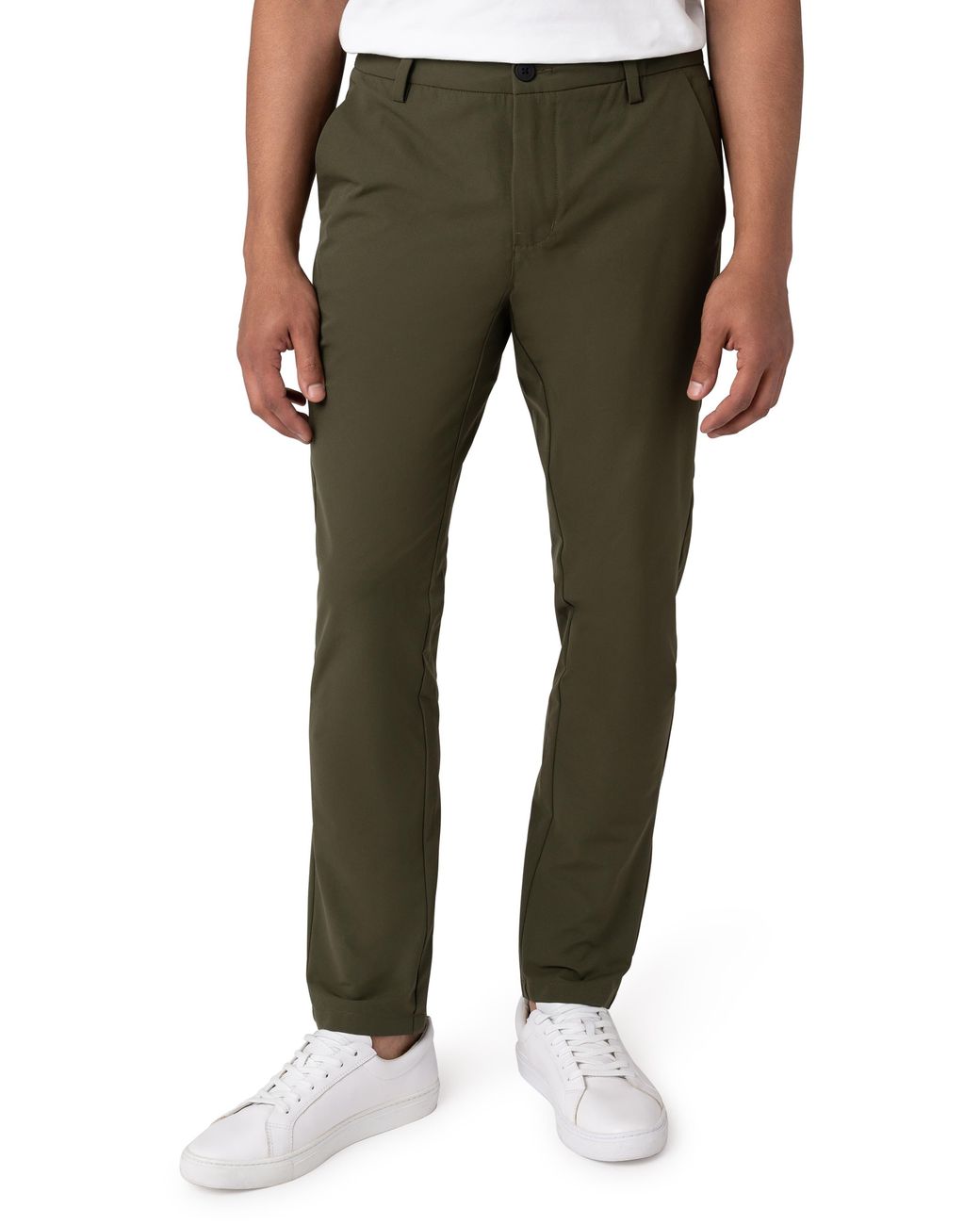 Tahari All Day Everyday Tech Pants In Forest Night At Nordstrom Rack in