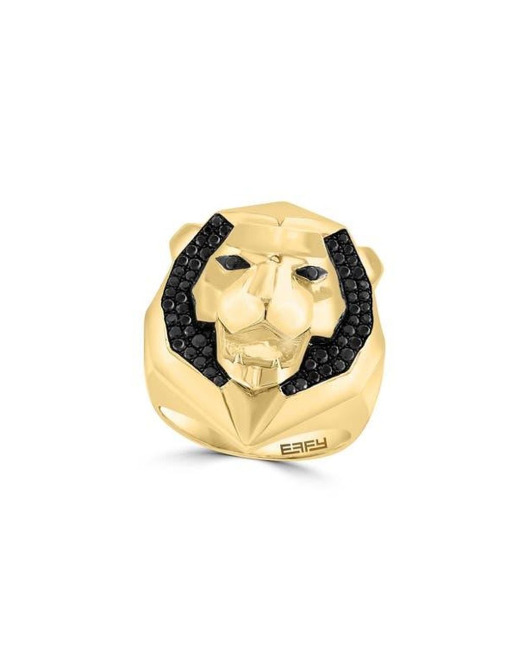 Effy Metallic Spinel Lion Ring