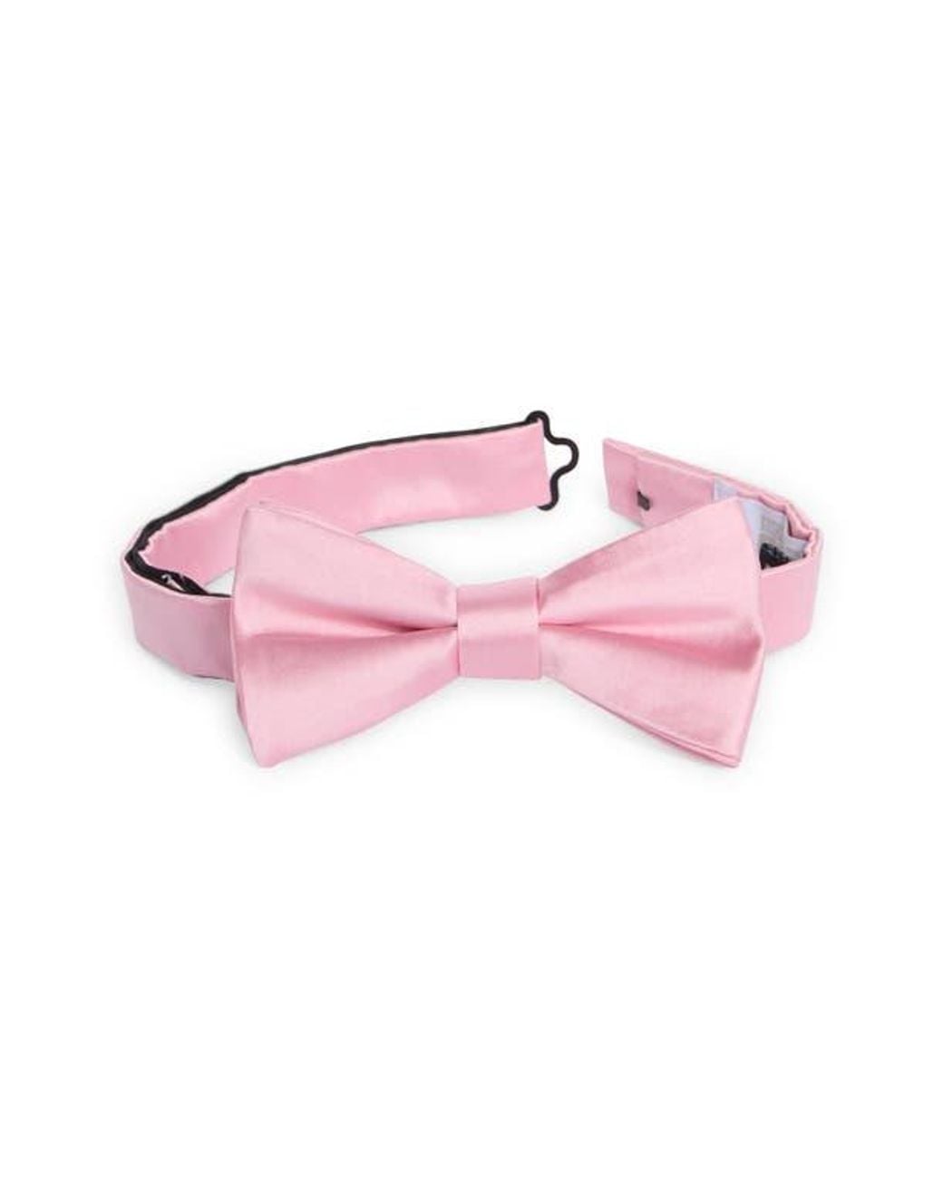 Nordstrom Rack Pink Satin Solid Bow Tie for men