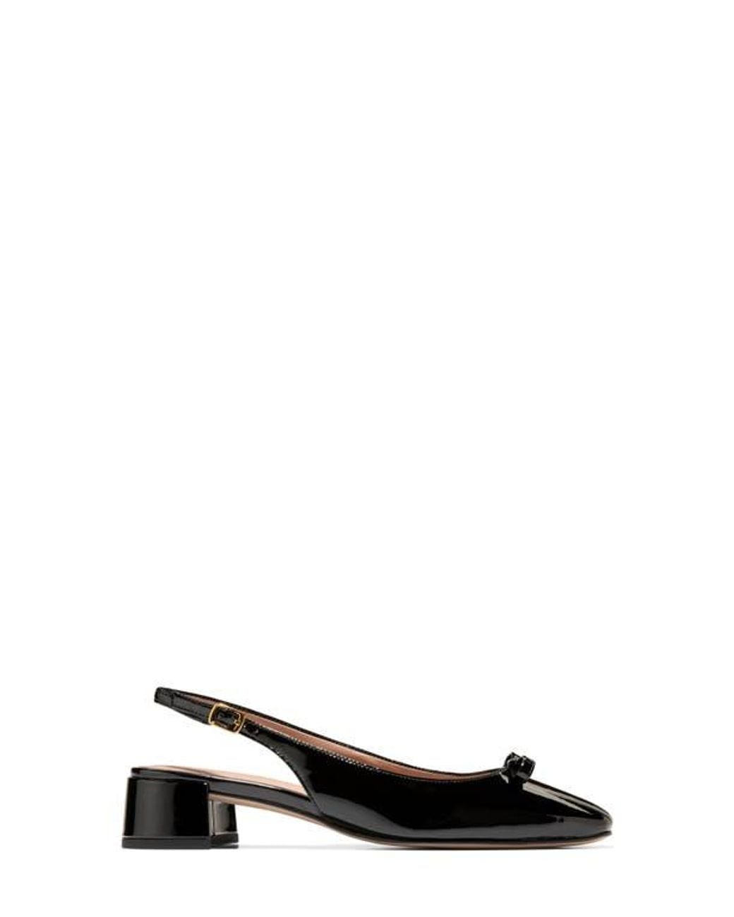 Cole Haan Black Patsy Bow Slingback Pump