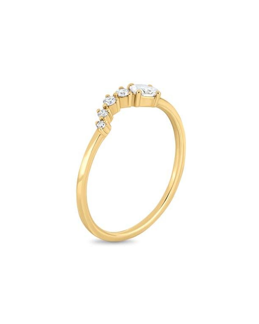 Bony Levy Metallic Liora Diamond Stacking Ring