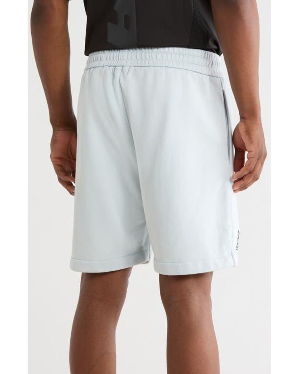 RTA Gray Clyde Drawstring Shorts for men