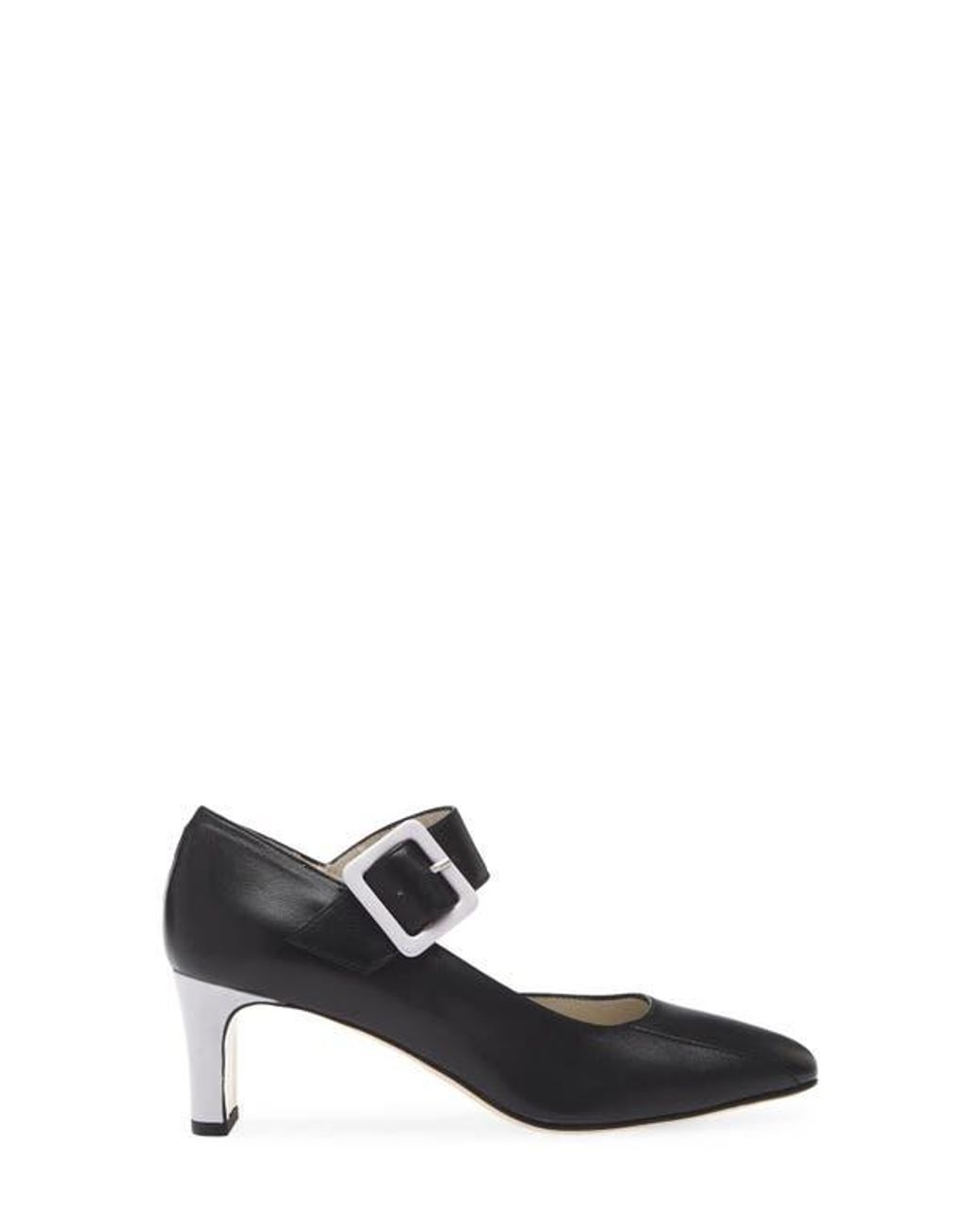 Amalfi by Rangoni Black Superbro Square Toe Pump