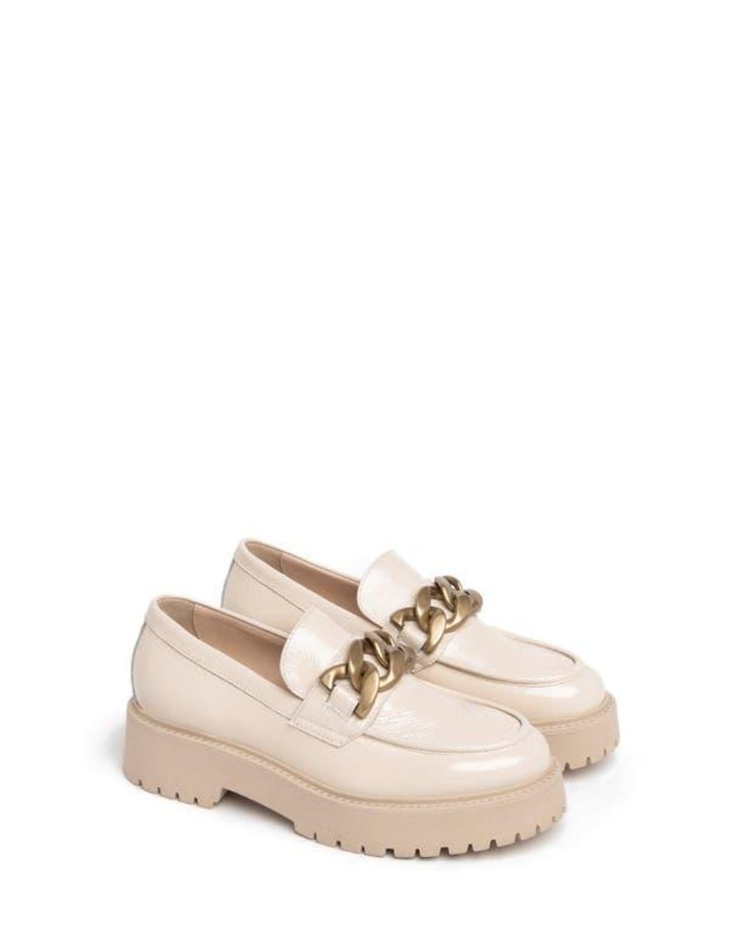 Nero Giardini Natural Chain Platform Loafer