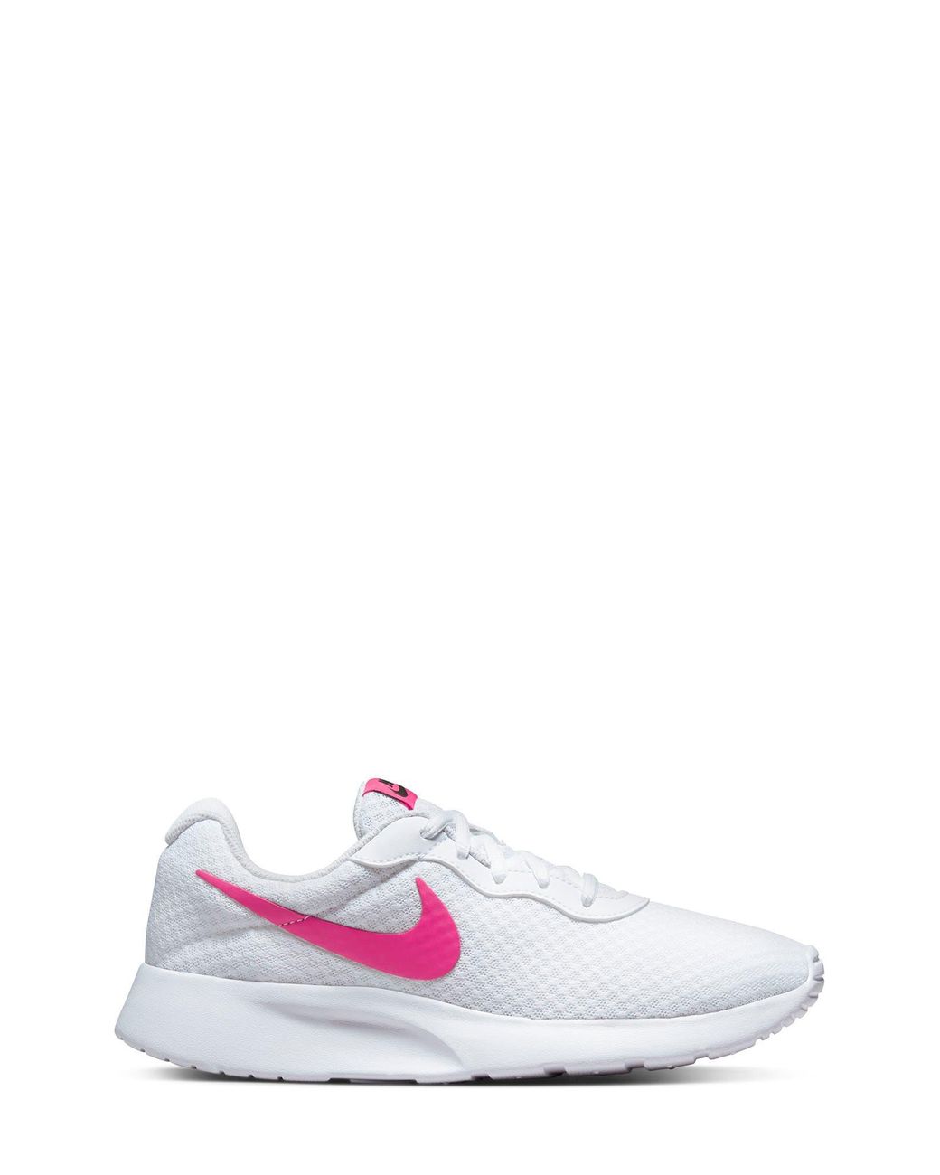 Nike Tanjun Running Shoe In White/pink At Nordstrom Rack Lyst