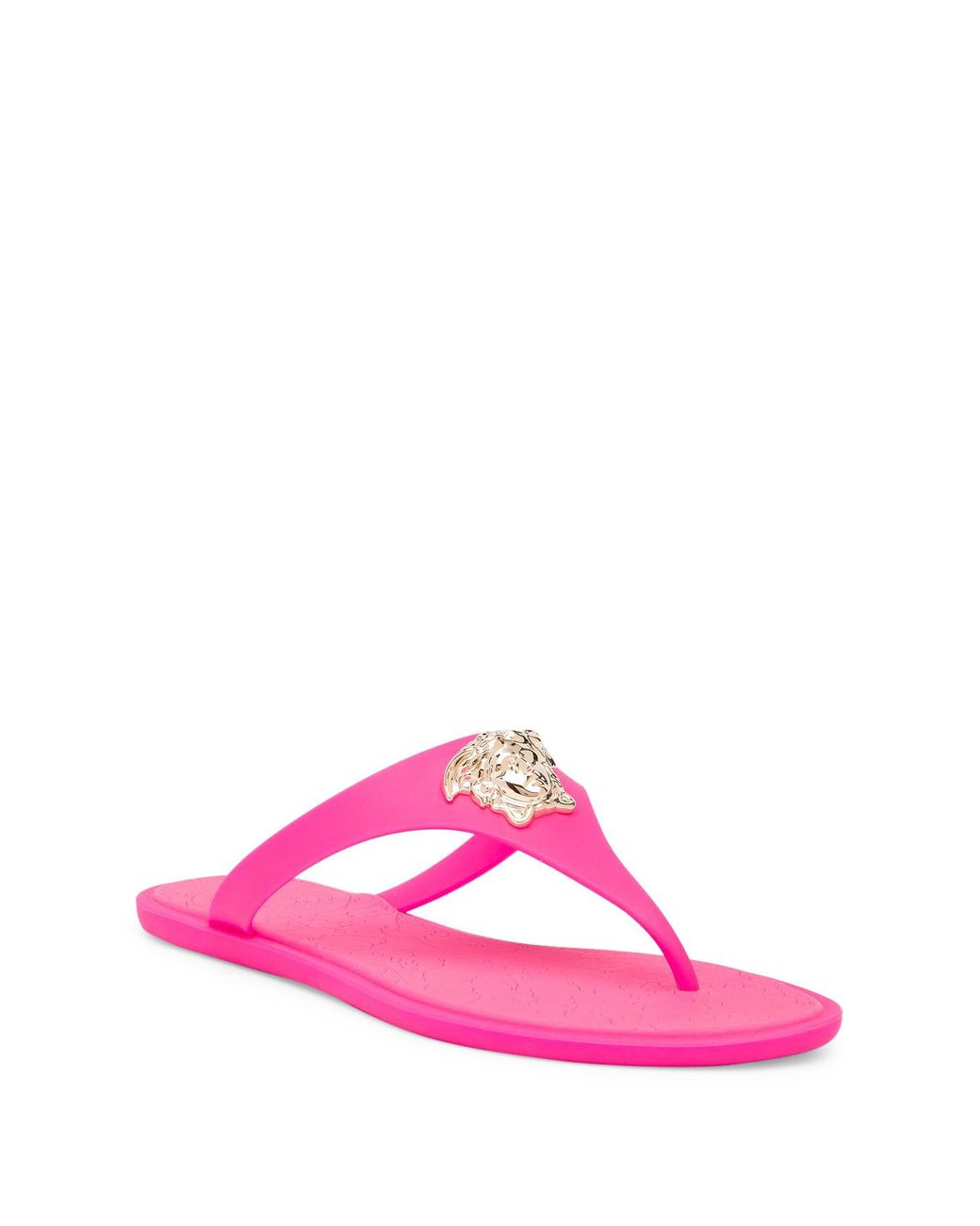 Versace Medusa Thong Sandal in Pink | Lyst