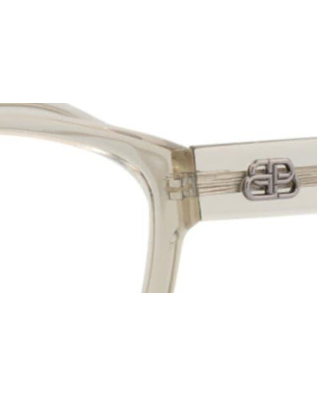 Balenciaga Brown 55Mm Rectangular Optical Glasses