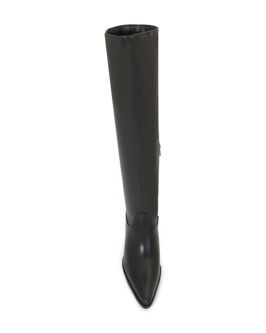 BERNESS Black Cone Heel Knee High Boot