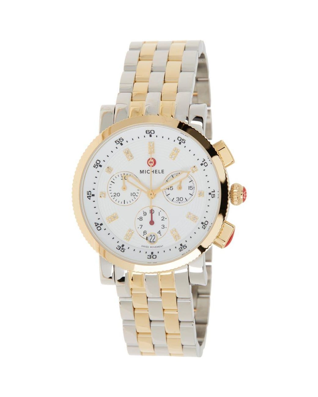 michele sport sail diamond watch