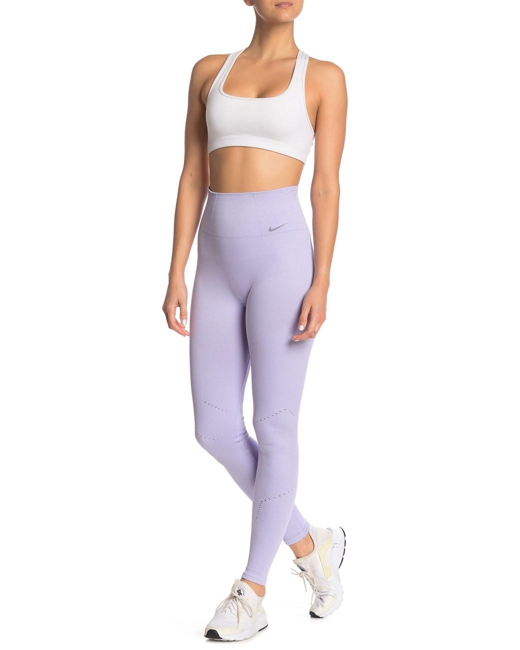 Nike Nike Yoga Dri-fit Power Seamless leggings With Small Logo in Purple |  Lyst