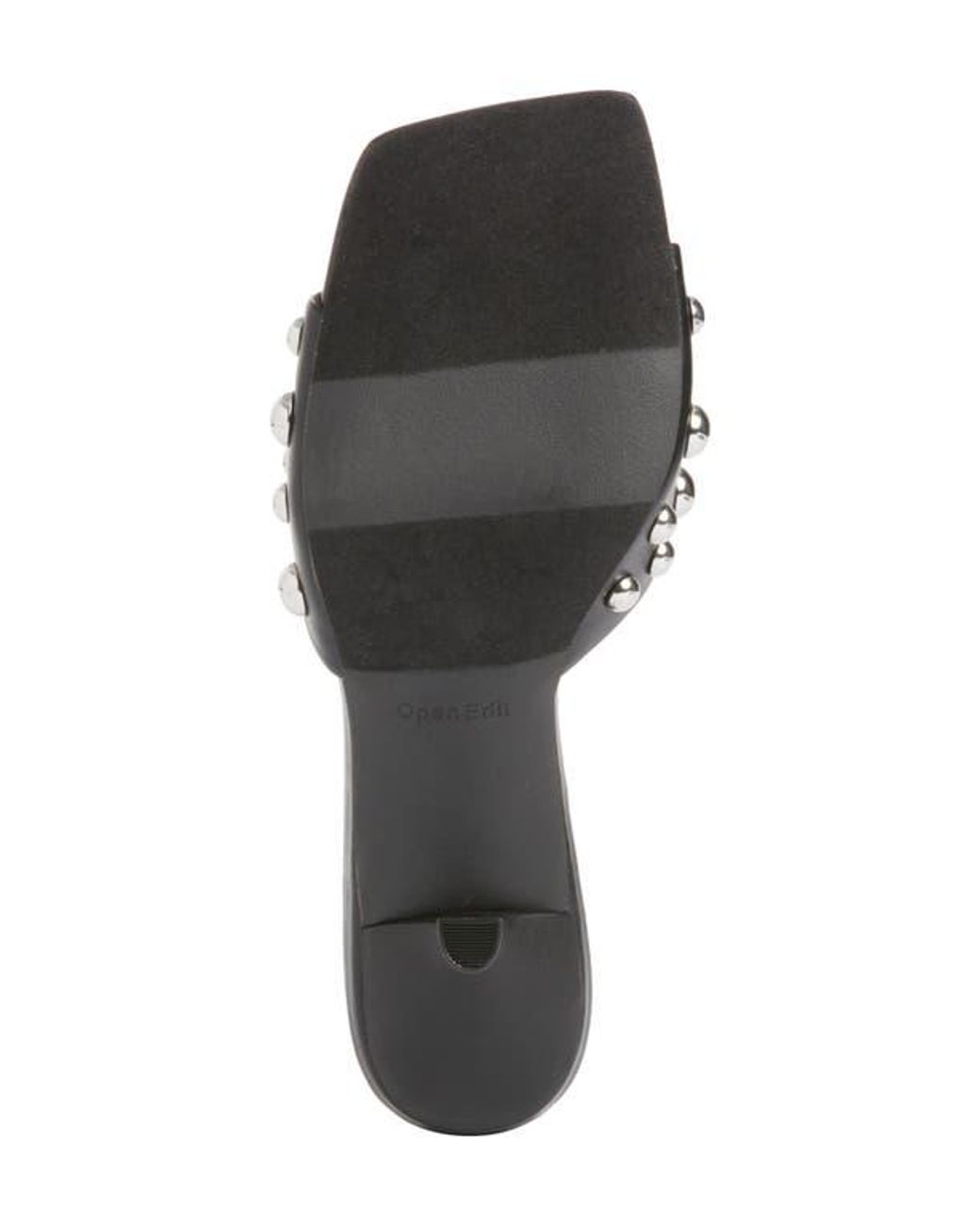 Open Edit Black Charlie Sandal