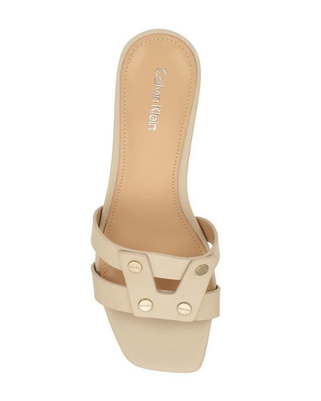 Calvin Klein Natural Andrae Slide Sandal