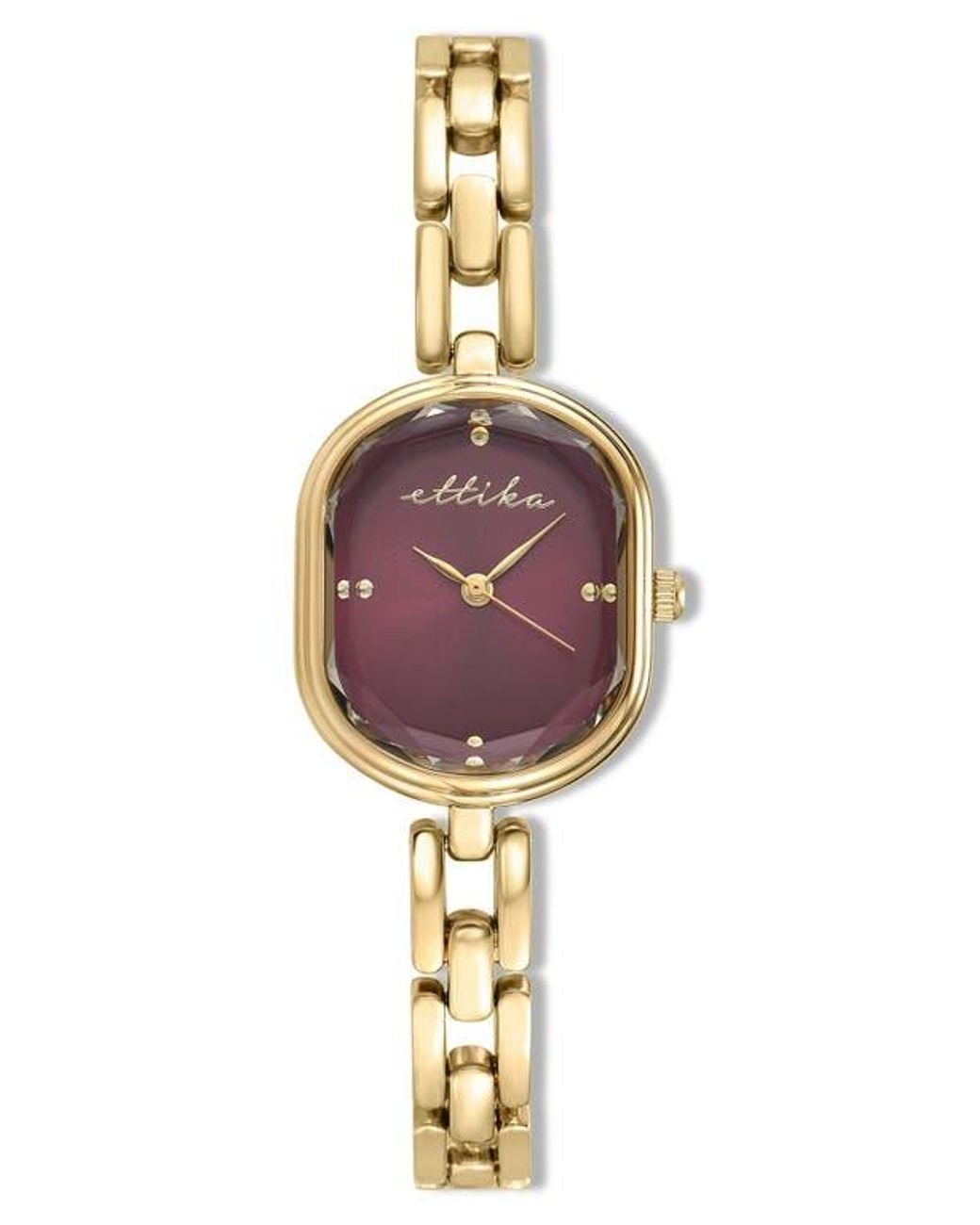 Ettika Metallic Elegant Link Bracelet Watch