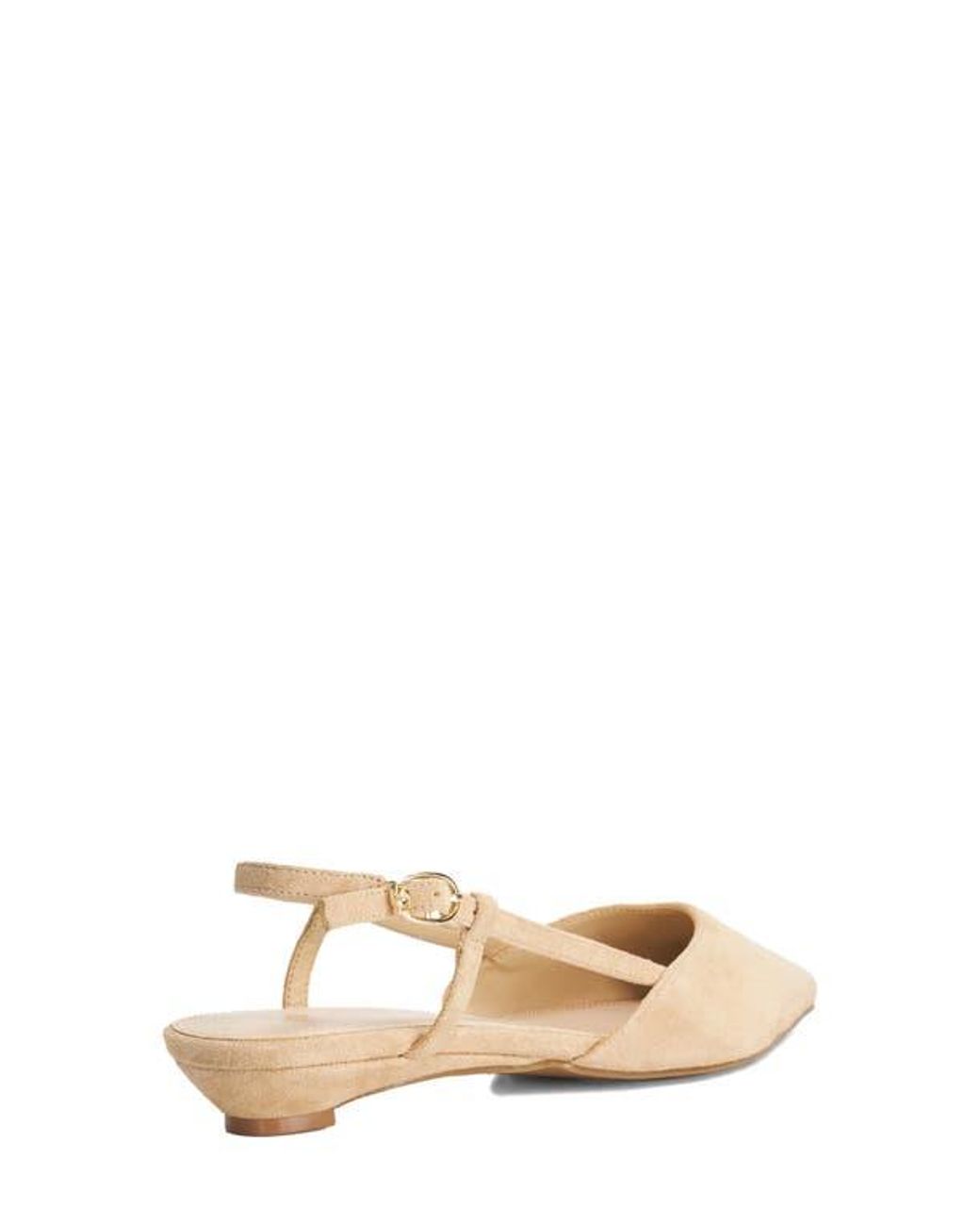 Dune White Homie Leather Slingback Pump